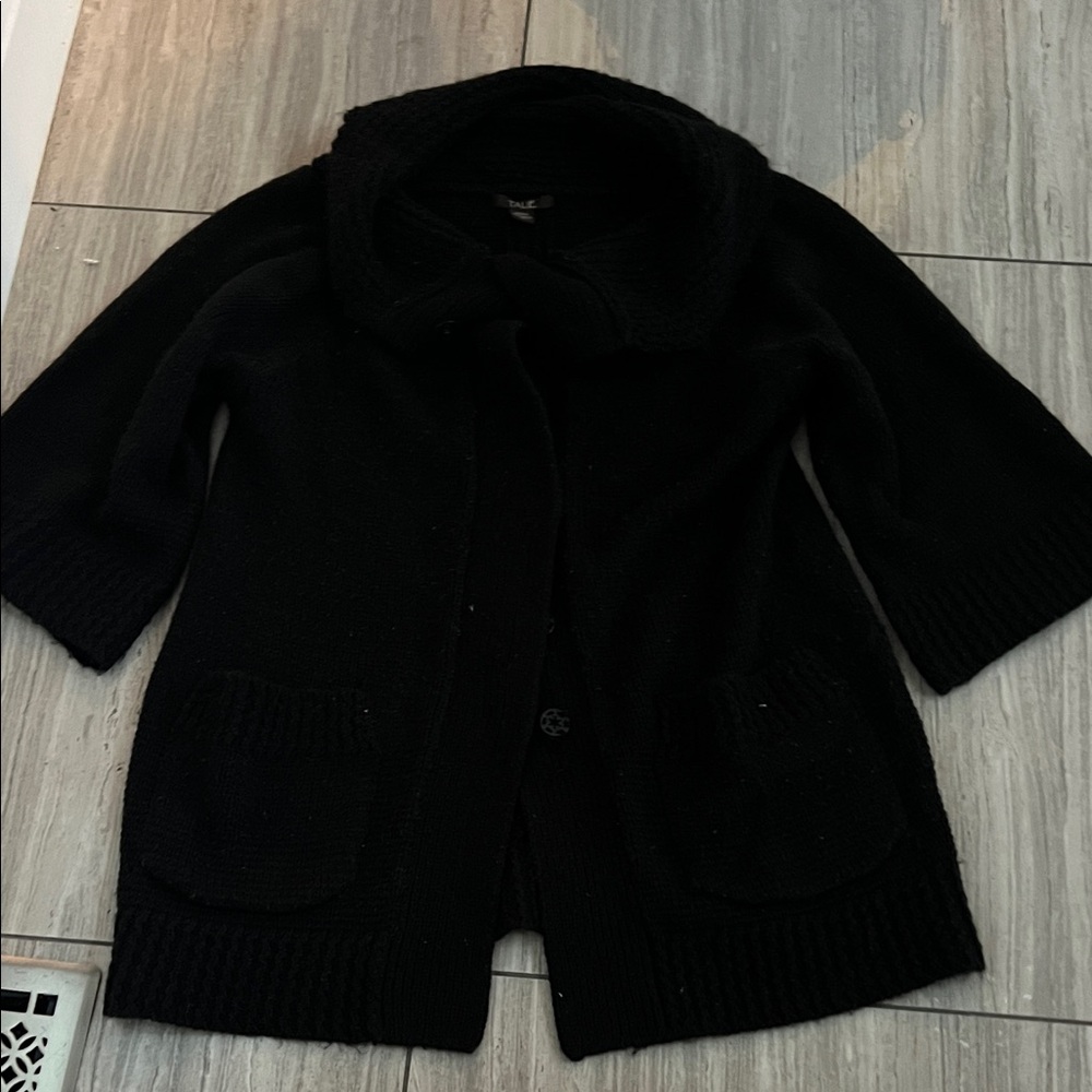 Black Knit Cardigan Talie
